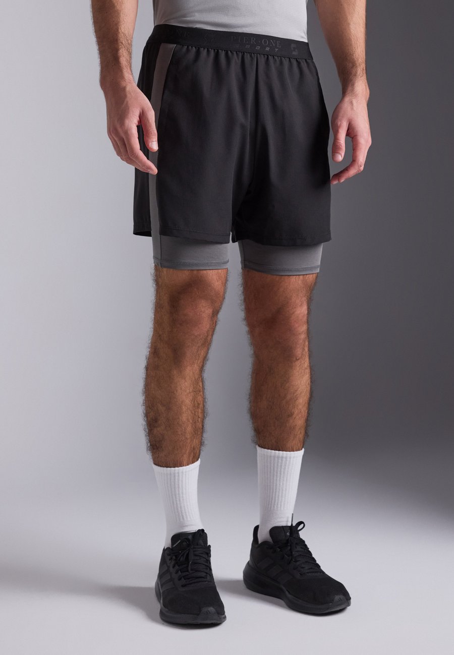 Спортивные шорты Pier One Sport 2 IN 1 SHORTS WITH DOUBLE CONTRAST LAYER, Black/Dark Grey/Dark Grey
Спортивные шорты Pier One Sport 2 IN 1 SHORTS WITH DOUBLE CONTRAST LAYER, Black/Dark Grey/Dark Grey
