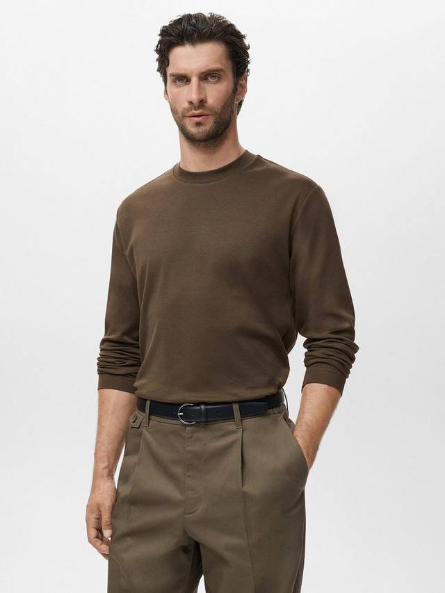 Футболка Gareth Cotton с длинными рукавами и круглым вырезом Mango
Футболка Gareth Cotton с длинными рукавами и круглым вырезом Mango