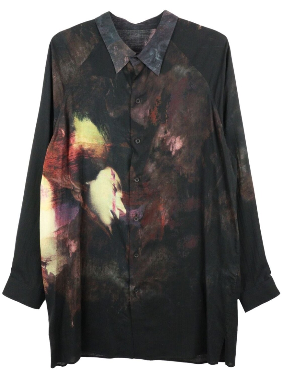 Yohji Yamamoto рубашка с абстрактным принтом, черный
Yohji Yamamoto рубашка с абстрактным принтом, черный