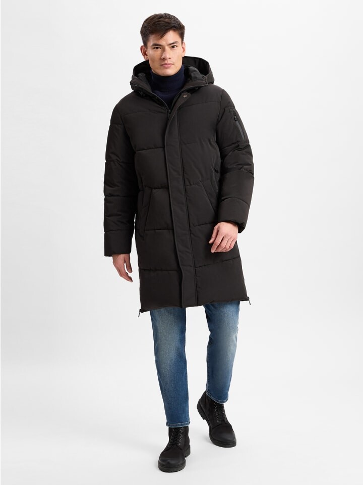 Стеганое пальто Finshley & Harding Steppmantel, черный
Стеганое пальто Finshley & Harding Steppmantel, черный