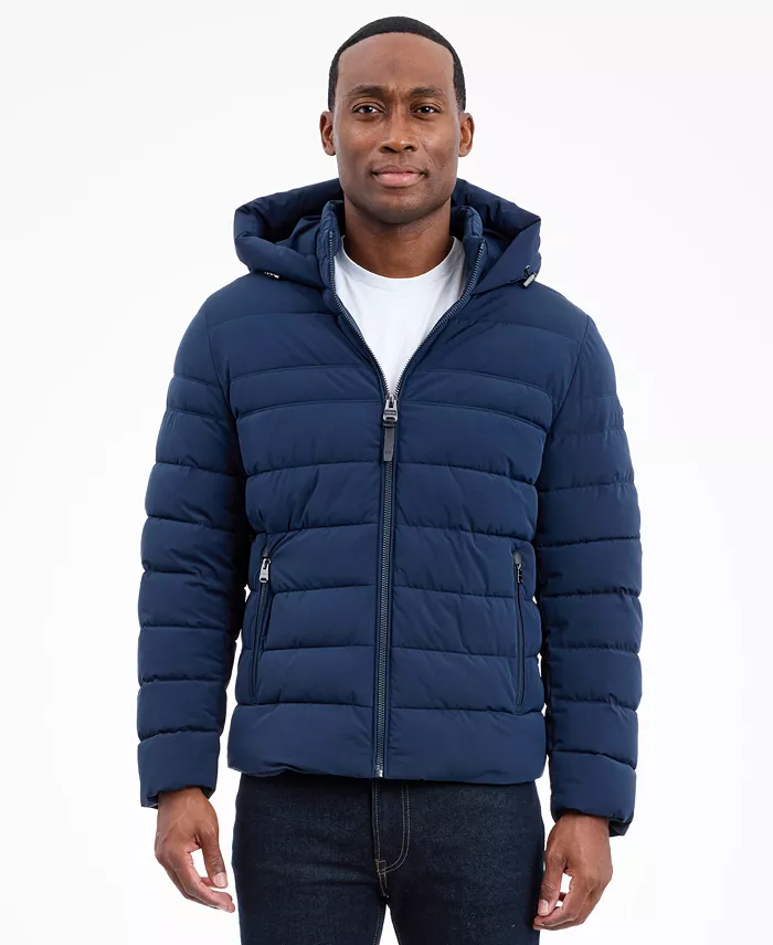 Мужская элегантная куртка с капюшоном, тянущаяся и компактная Michael Kors, синий
Мужская элегантная куртка с капюшоном, тянущаяся и компактная Michael Kors, синий