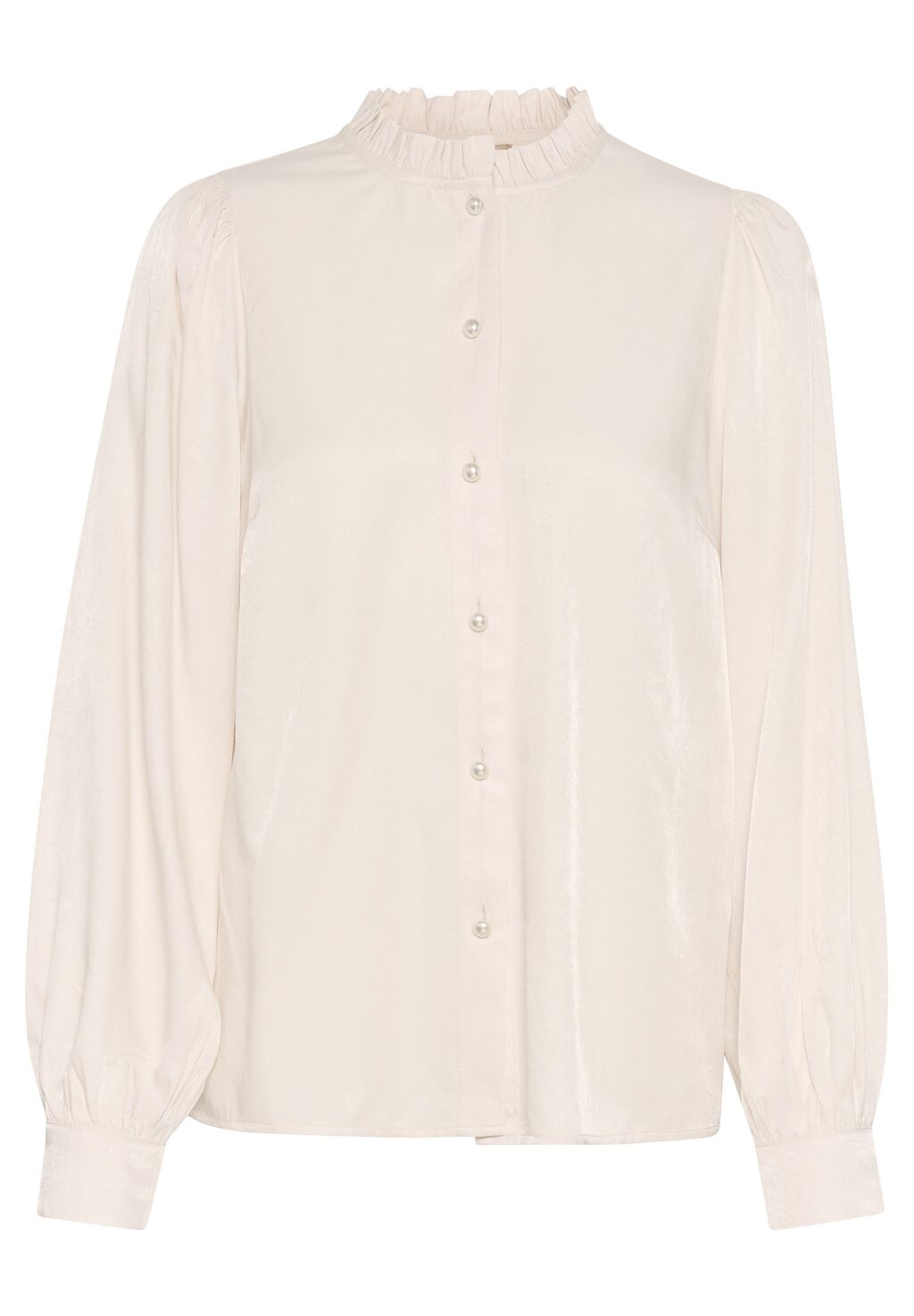 Блузка на пуговицах Culture, молочный 
Блузка на пуговицах Culture, молочный