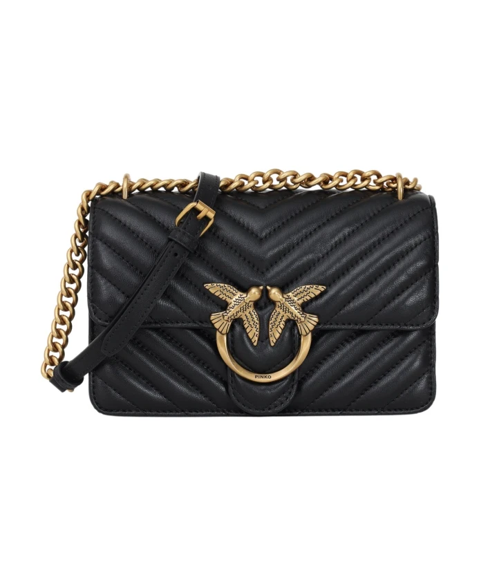 Мини-Сумочка любви с шевроном Pinko, черный
Мини-Сумочка любви с шевроном Pinko, черный