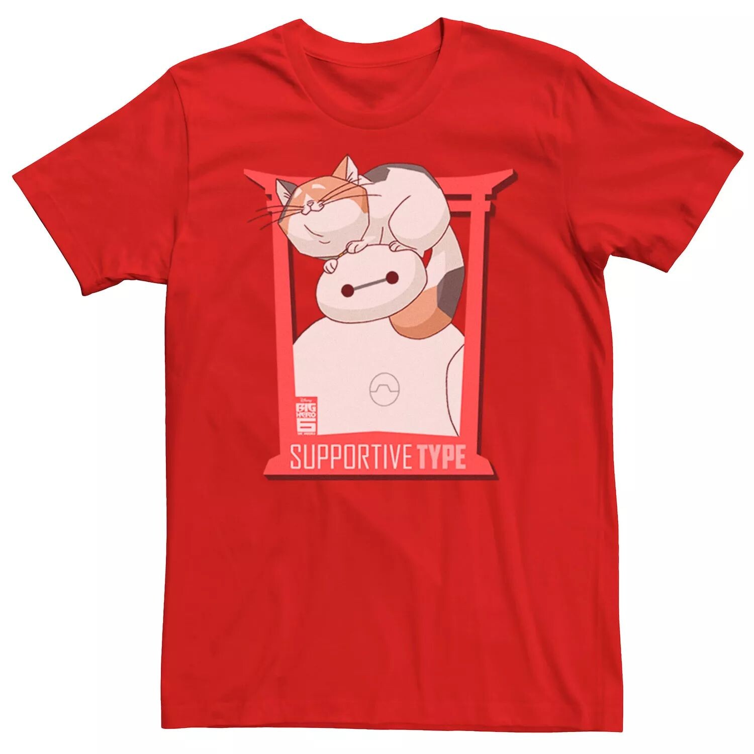 Мужская футболка Baymax и Cat из сериала Big Hero 6 Disney 
Мужская футболка Baymax и Cat из сериала Big Hero 6 Disney