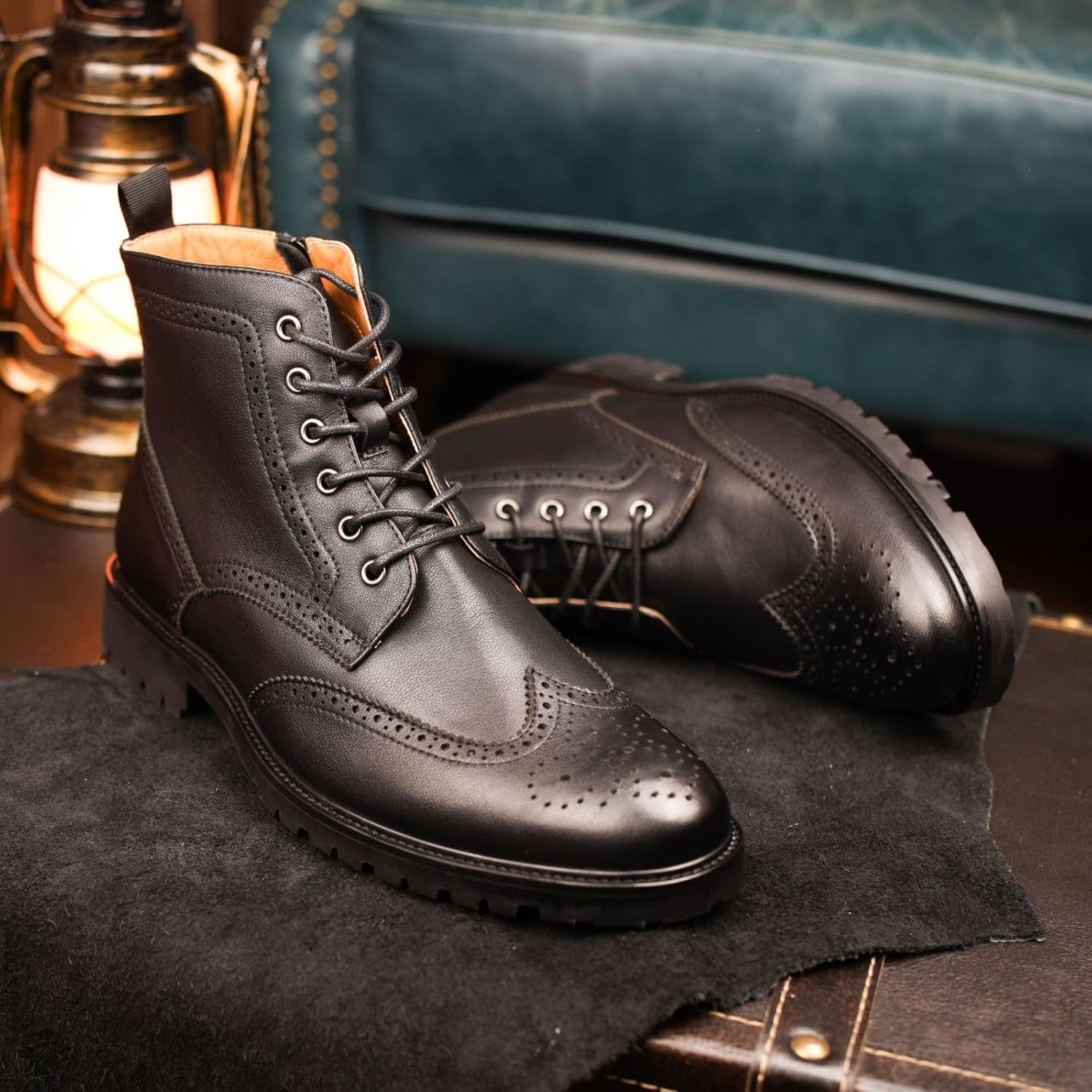 Мужские классические ботинки JHTZXEEI, модные ботинки, мужские оксфорды на щиколотку, кожа, классический стиль броги, черный
Мужские классические ботинки JHTZXEEI, модные ботинки, мужские оксфорды на щиколотку, кожа, классический стиль броги, черный