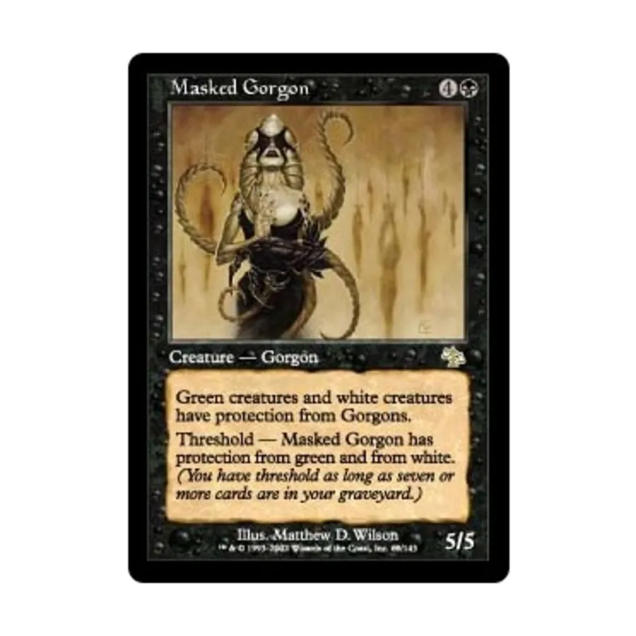 CCG Горгона в маске (клавиша R), MTG - Judgment
CCG Горгона в маске (клавиша R), MTG - Judgment