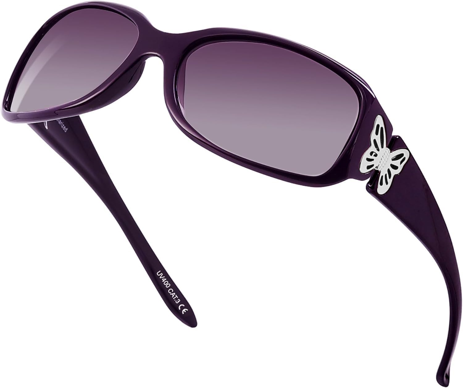 Поляризованные солнцезащитные очки для женщин - Премиальные модные солнцезащитные очки-бабочки - Дизайнерские солнцезащитные очки Mariposa серии HZ Hornz, Deep Lavender
Поляризованные солнцезащитные очки для женщин - Премиальные модные солнцезащитные очки-бабочки - Дизайнерские солнцезащитные очки Mariposa серии HZ Hornz, Deep Lavender