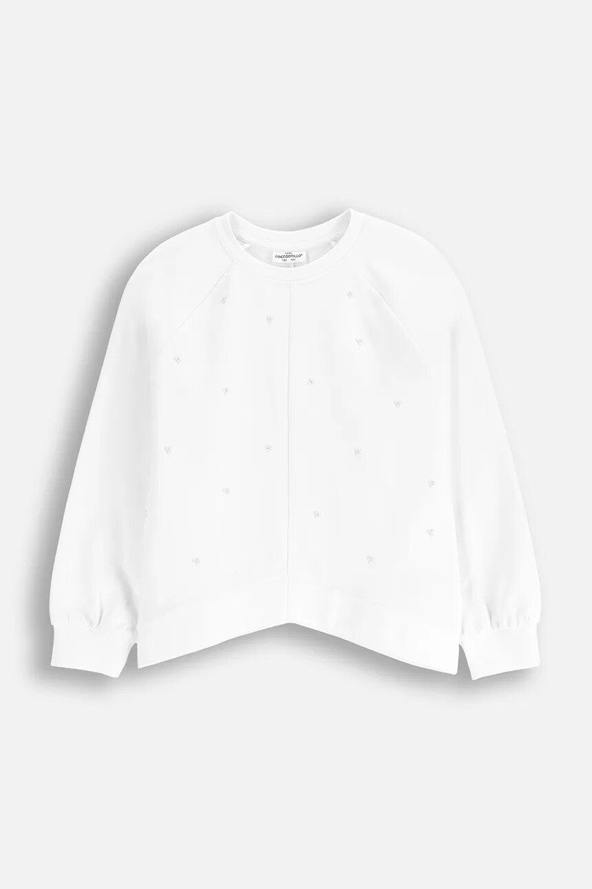 Детская хлопковая толстовка Coccodrillo, белый
Детская хлопковая толстовка Coccodrillo, белый