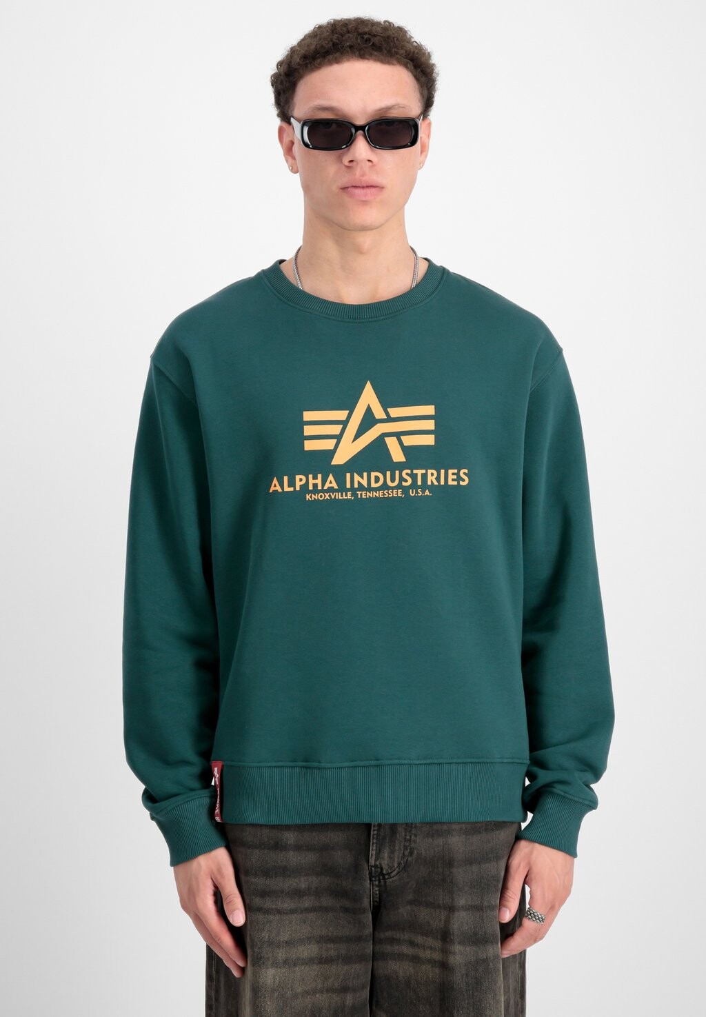 Толстовка Alpha Industries, зеленый 
Толстовка Alpha Industries, зеленый