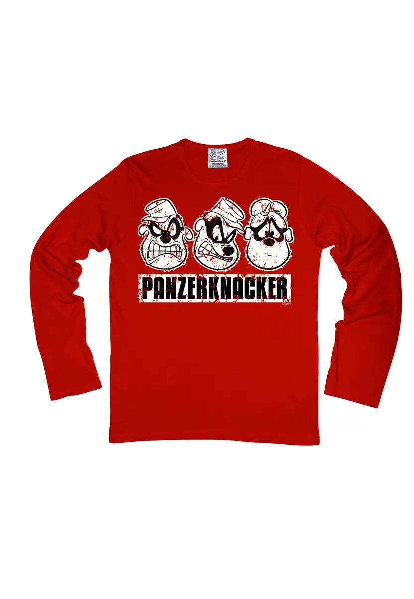 Рубашка с длинными рукавами LOGOSHIRT "Disney - Panzerknacker", с лицензионным принтом, красный
Рубашка с длинными рукавами LOGOSHIRT "Disney - Panzerknacker", с лицензионным принтом, красный