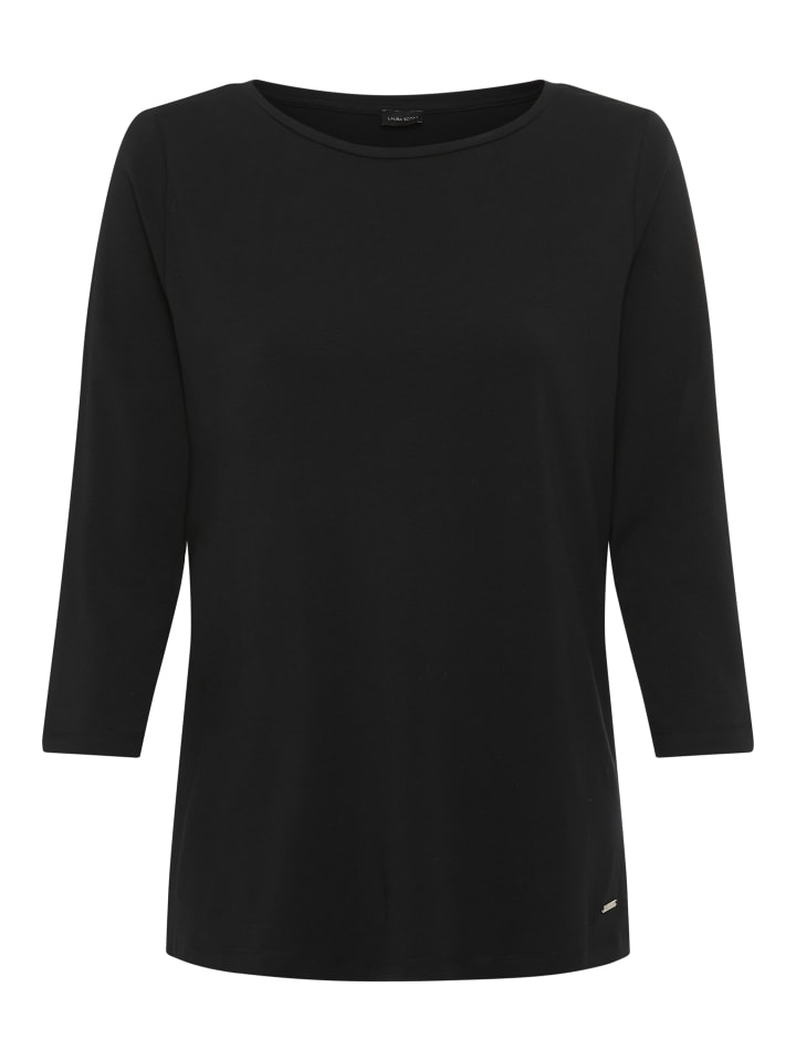 Рубашка с рукавами 3/4 черного цвета Laura Scott
Рубашка с рукавами 3/4 черного цвета Laura Scott