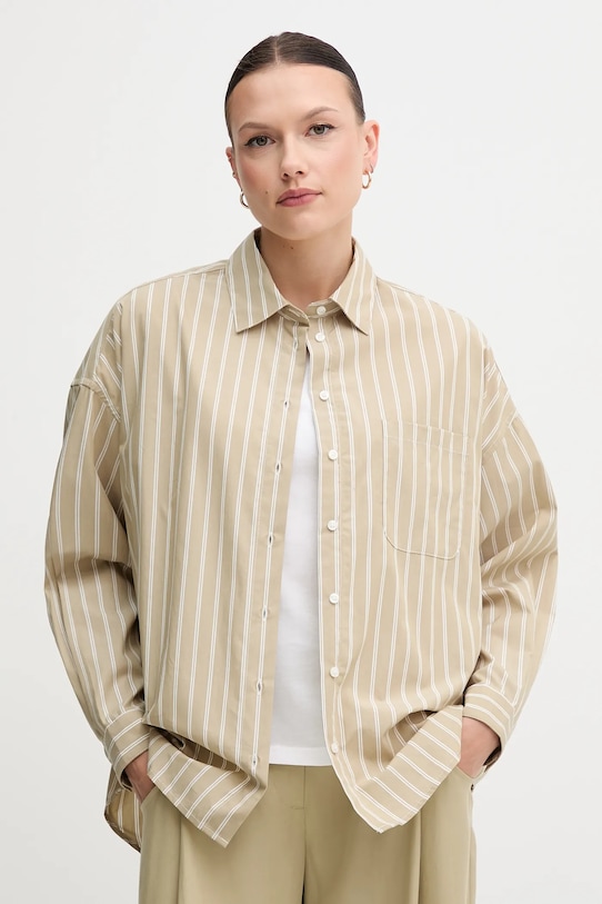 Хлопковая рубашка Sisley, зеленый
Хлопковая рубашка Sisley, зеленый