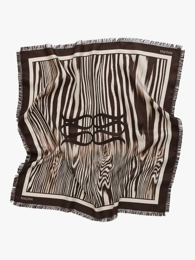 Шелковый шарф с полосками и оборчатым краем Malina, Moire
Шелковый шарф с полосками и оборчатым краем Malina, Moire