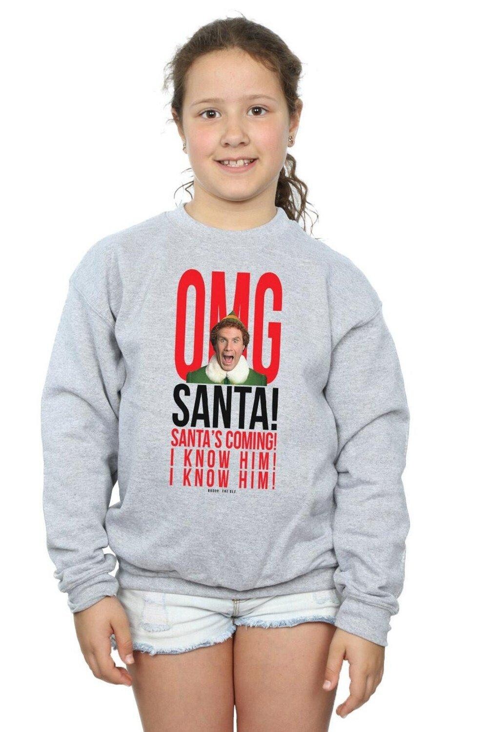 Толстовка OMG Santa I Know Him Elf, серый
Толстовка OMG Santa I Know Him Elf, серый