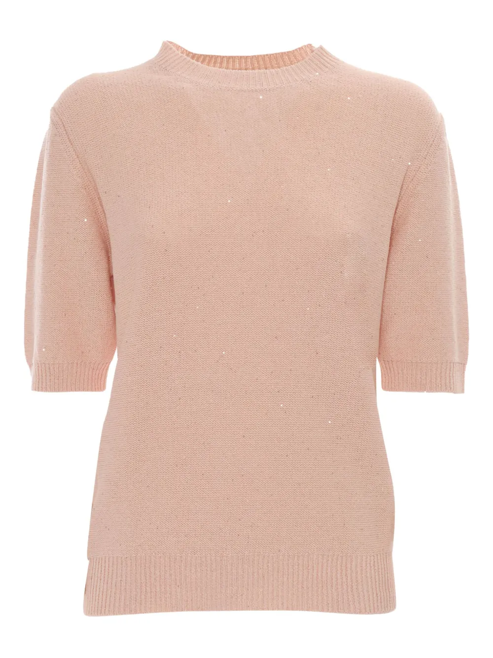 Футболка с пайетками Fabiana Filippi, розовый 
Футболка с пайетками Fabiana Filippi, розовый