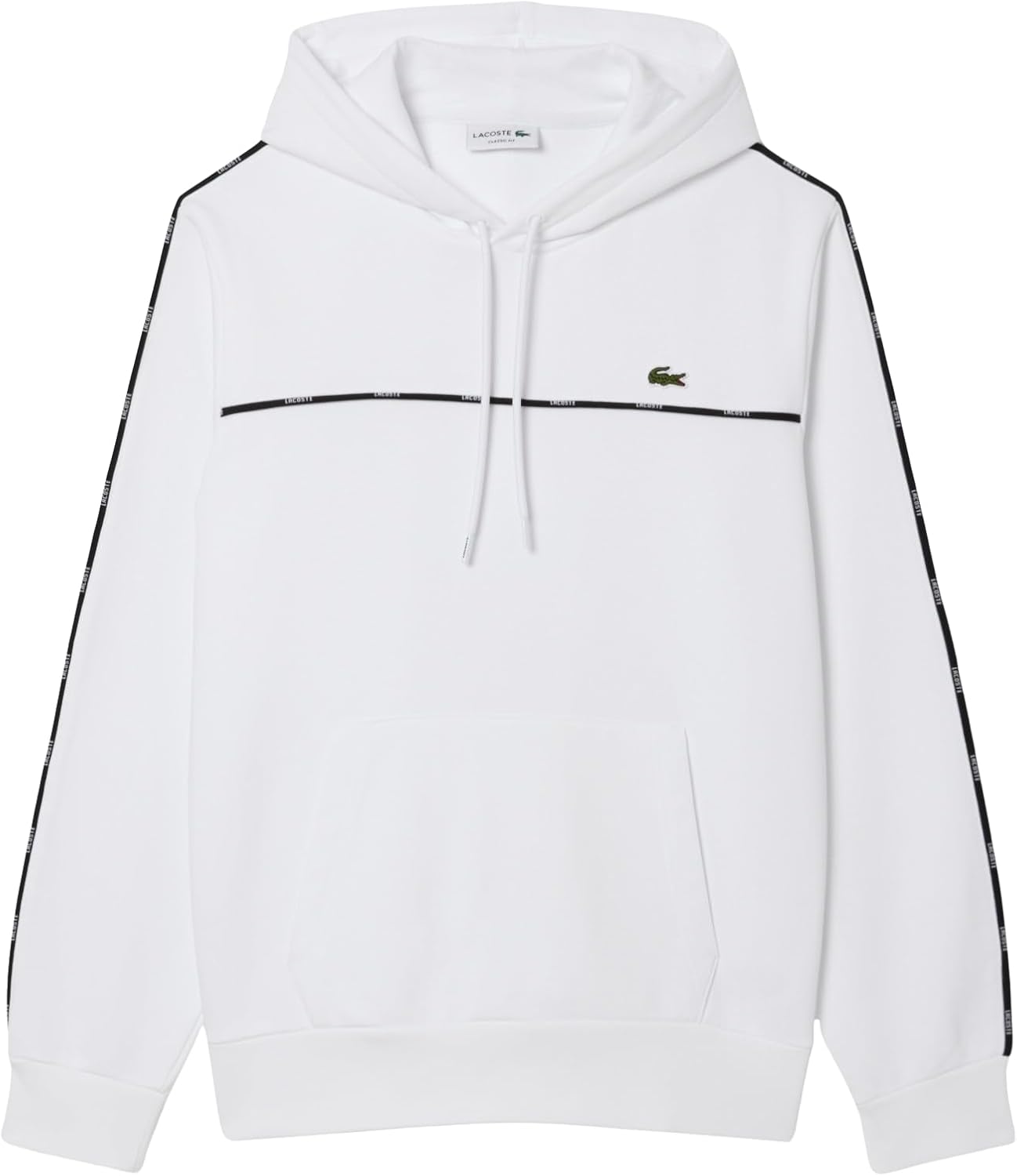 Толстовка Lacoste мужская Classic Fit Logo Stripe, White
Толстовка Lacoste мужская Classic Fit Logo Stripe, White