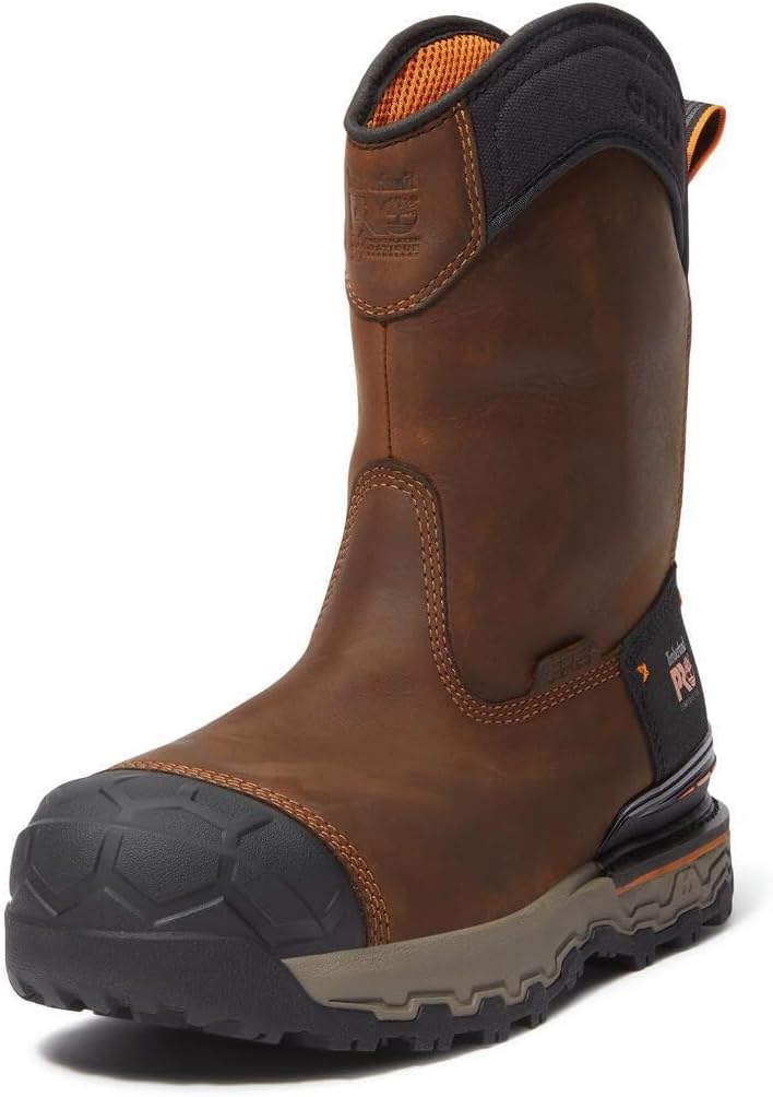 Timberland PRO мужские ботинки Wellington среднего коричневого цвета Boondock Ultralight с композитным мыском, водонепроницаемые и противоскользящие, Medium Brown
Timberland PRO мужские ботинки Wellington среднего коричневого цвета Boondock Ultralight с композитным мыском, водонепроницаемые и противоскользящие, Medium Brown