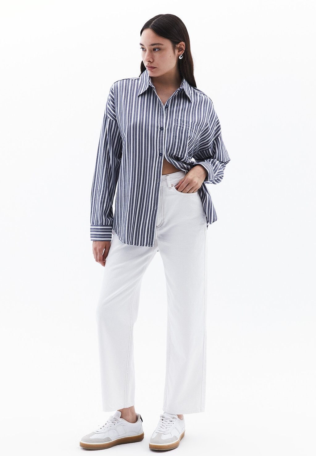 Блузка на пуговицах OXXO, светло-голубой 
Блузка на пуговицах OXXO, светло-голубой