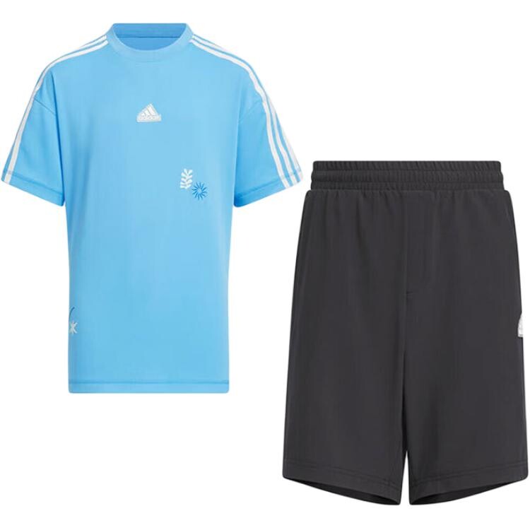 Детская повседневная спортивная одежда Adidas, синий 
Детская повседневная спортивная одежда Adidas, синий