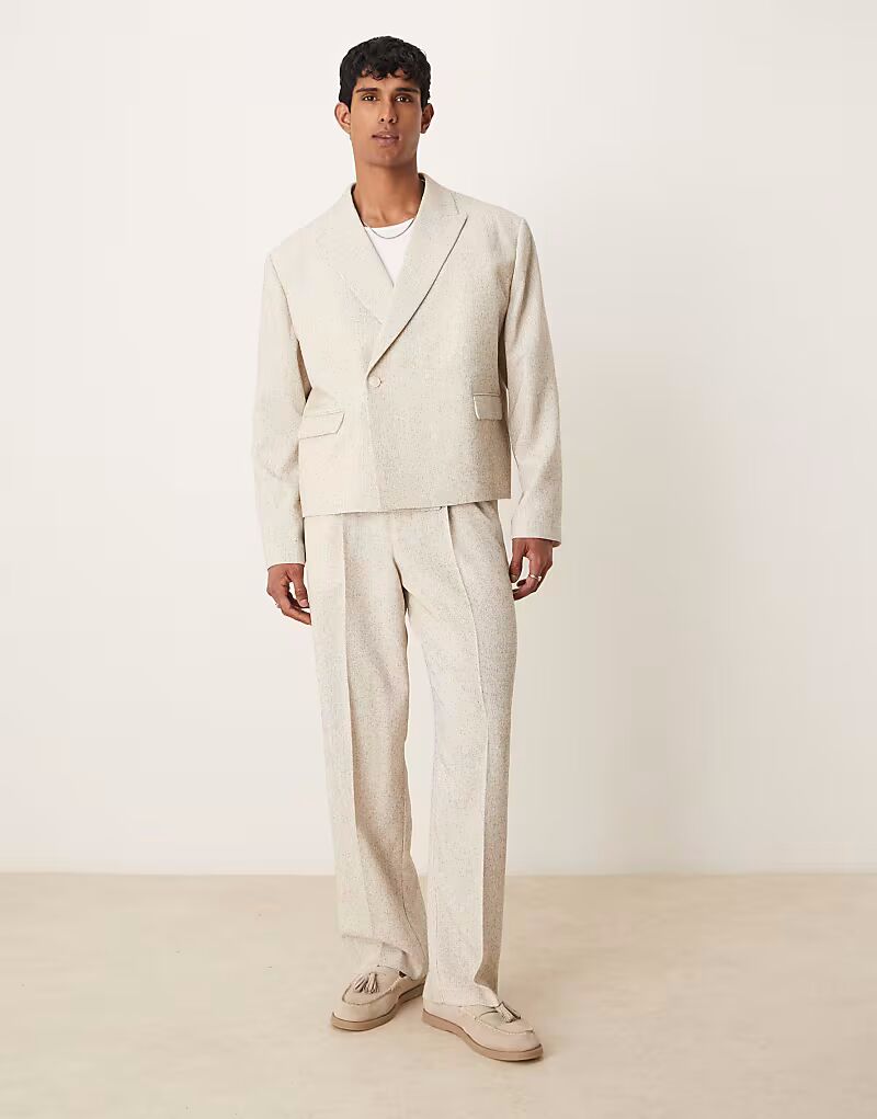 Широкие брюки кремового цвета Asos Design
Широкие брюки кремового цвета Asos Design