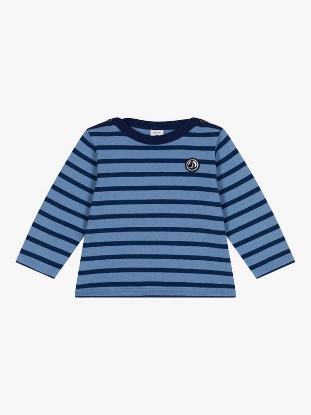 Детский хлопчатобумажный топ в бретонскую полоску Petit Bateau, цвет Beach/Medieval
Детский хлопчатобумажный топ в бретонскую полоску Petit Bateau, цвет Beach/Medieval