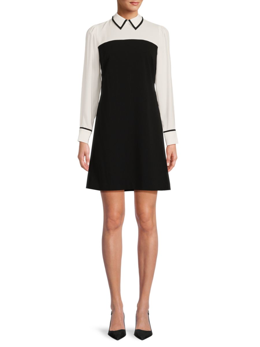 Мини-платье А-силуэта с заостренным воротником Tommy Hilfiger, черный
Мини-платье А-силуэта с заостренным воротником Tommy Hilfiger, черный