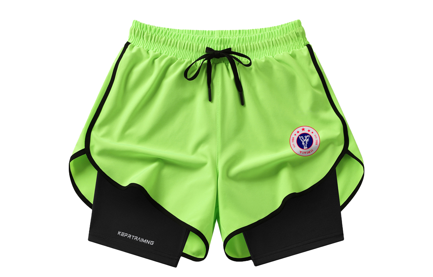 Спортивные шорты унисекс YIVIKII, зеленый
Спортивные шорты унисекс YIVIKII, зеленый