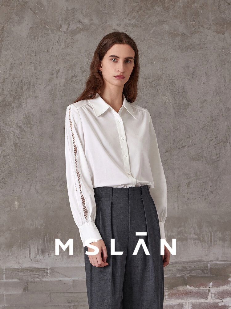 Рубашка женская MSlan Time Obsession с полыми рукавами, кремовый
Рубашка женская MSlan Time Obsession с полыми рукавами, кремовый