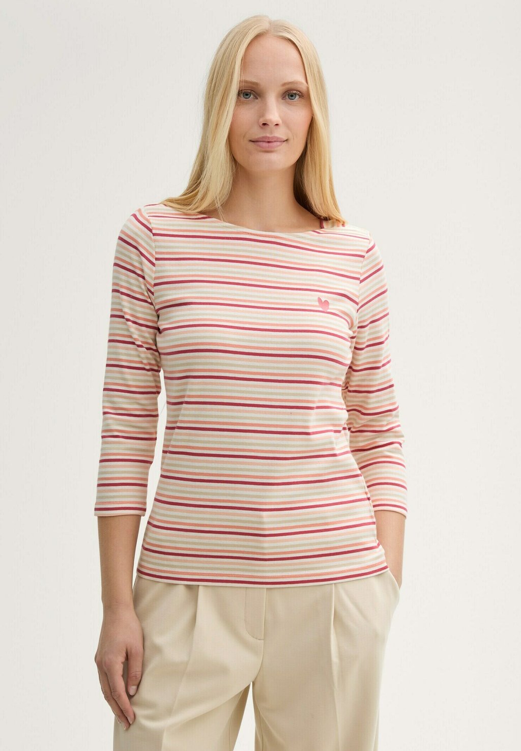 Футболка с длинным рукавом MIT STREIFENMUSTER TOM TAILOR, абрикос
Футболка с длинным рукавом MIT STREIFENMUSTER TOM TAILOR, абрикос