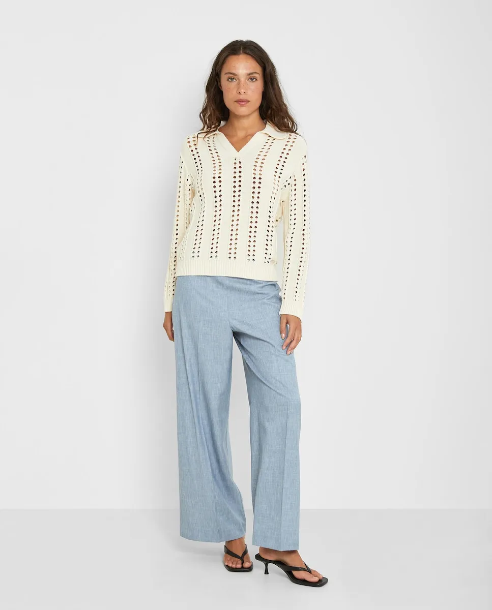 Женские брюки палаццо с центральной резинкой Trucco, голубой
Женские брюки палаццо с центральной резинкой Trucco, голубой