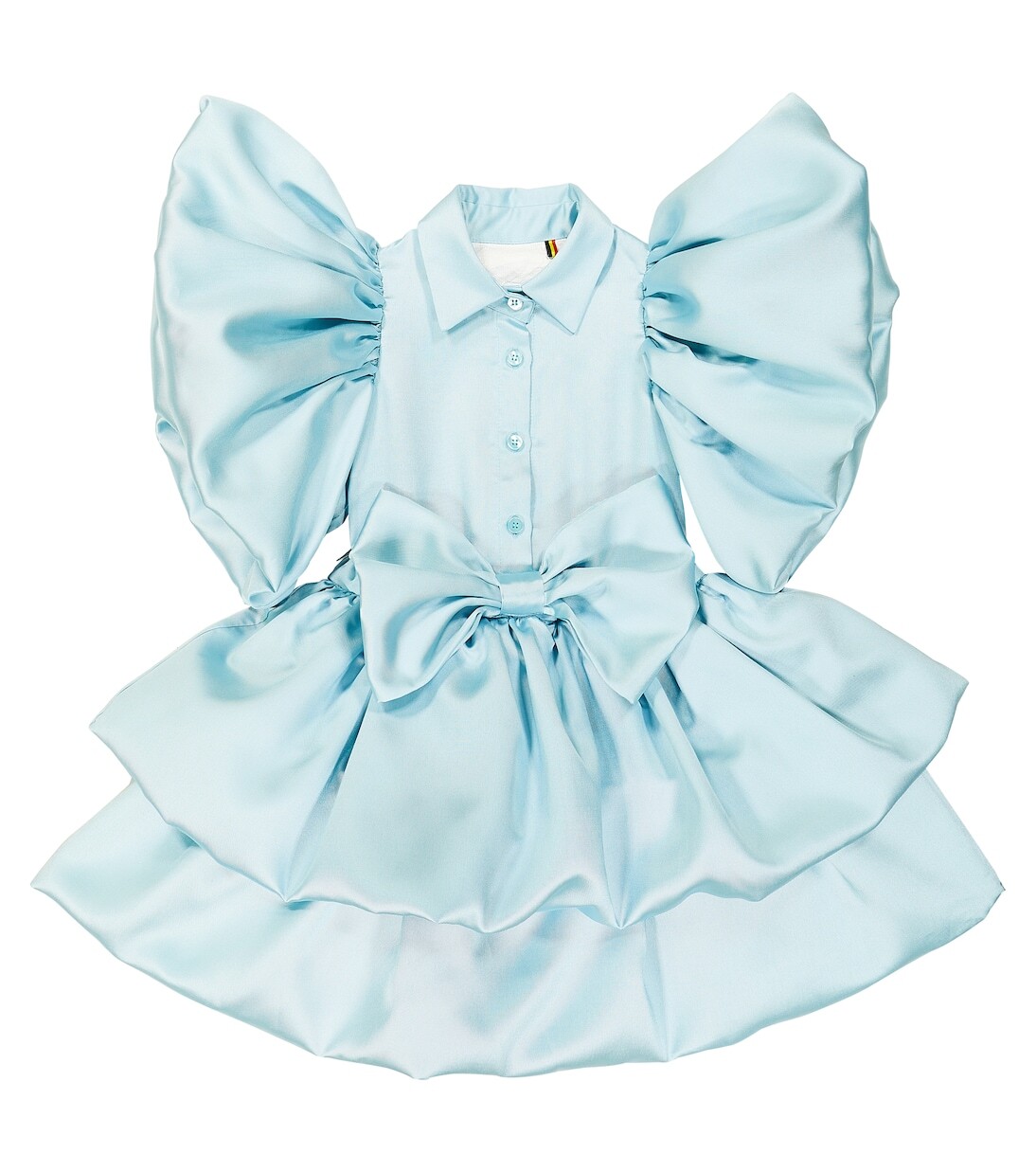 Платье с рюшами и блестящим бантом Caroline Bosmans, синий
Платье с рюшами и блестящим бантом Caroline Bosmans, синий