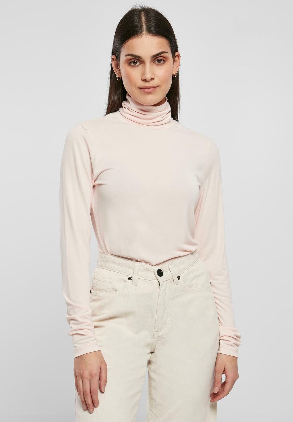 Рубашка с длинным рукавом TURTLENECK LONGSLEEVE Urban Classics, цвет pink 
Рубашка с длинным рукавом TURTLENECK LONGSLEEVE Urban Classics, цвет pink