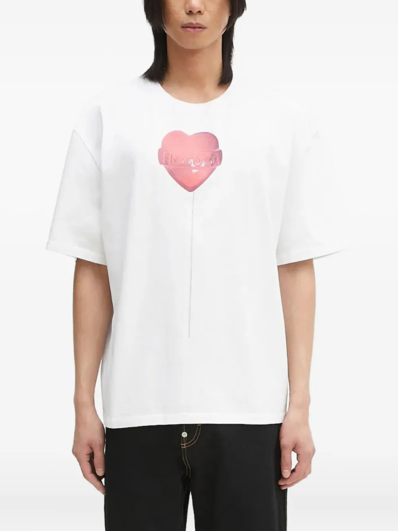 Футболка с принтом Fiorucci в виде сердца и воздушного шара, белый
Футболка с принтом Fiorucci в виде сердца и воздушного шара, белый