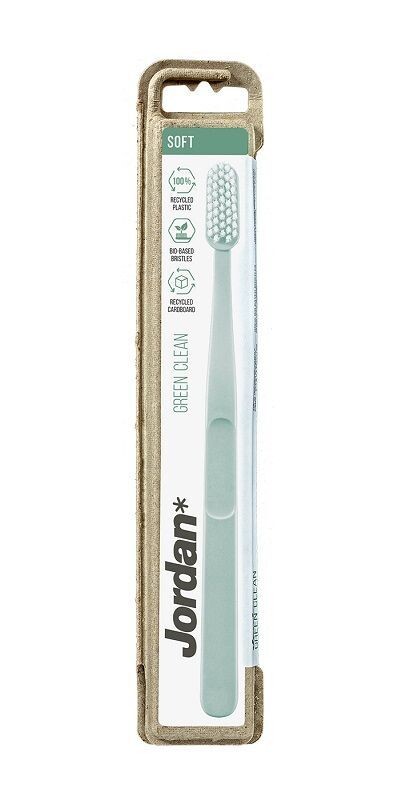 Jordan Green Clean Soft зубная щетка, 1 шт.
Jordan Green Clean Soft зубная щетка, 1 шт.