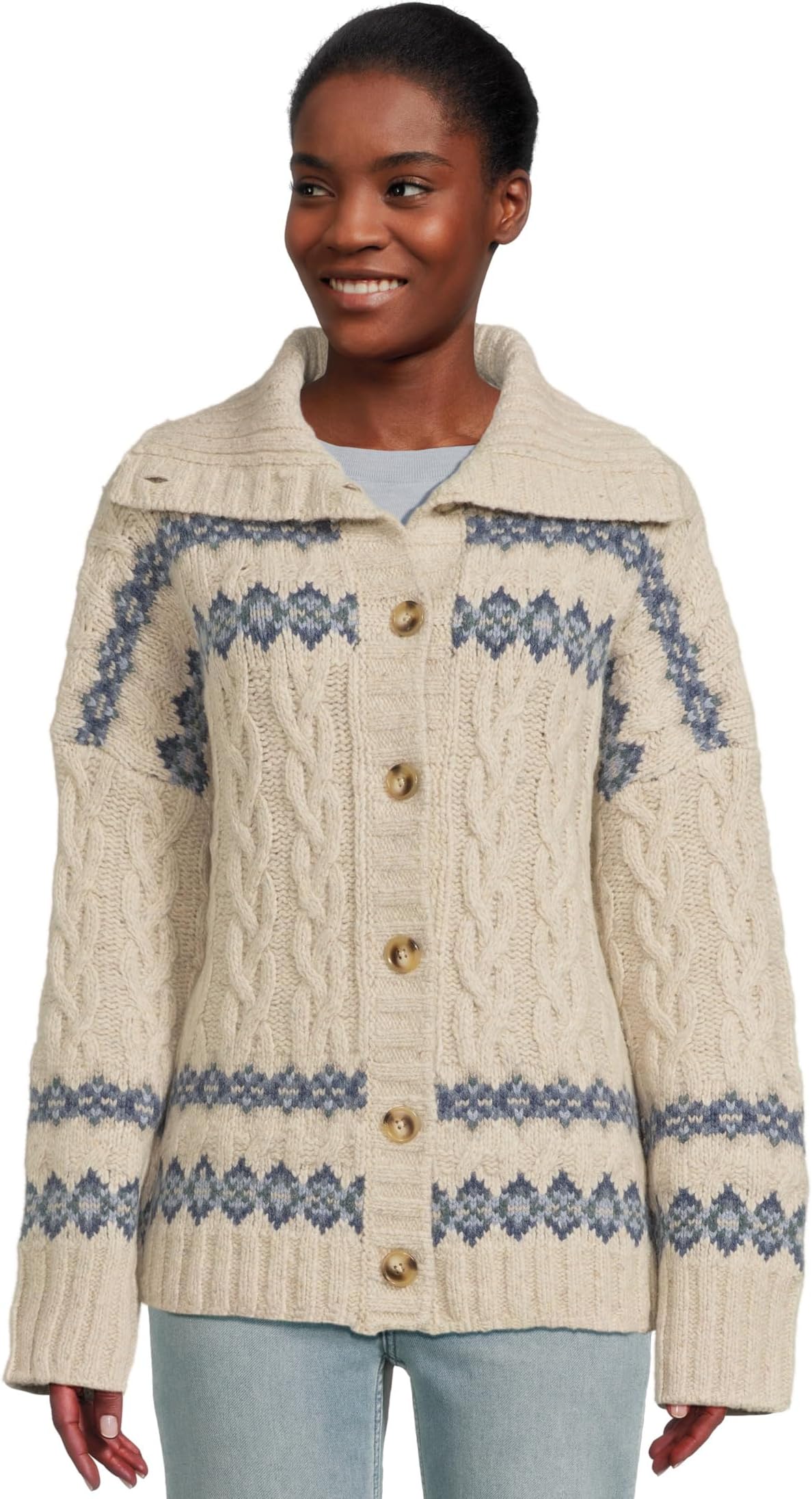 Свитер Faherty Women's Highland Fairisle Cardigan, Lakeside Fairisle Cardigan
Свитер Faherty Women's Highland Fairisle Cardigan, Lakeside Fairisle Cardigan