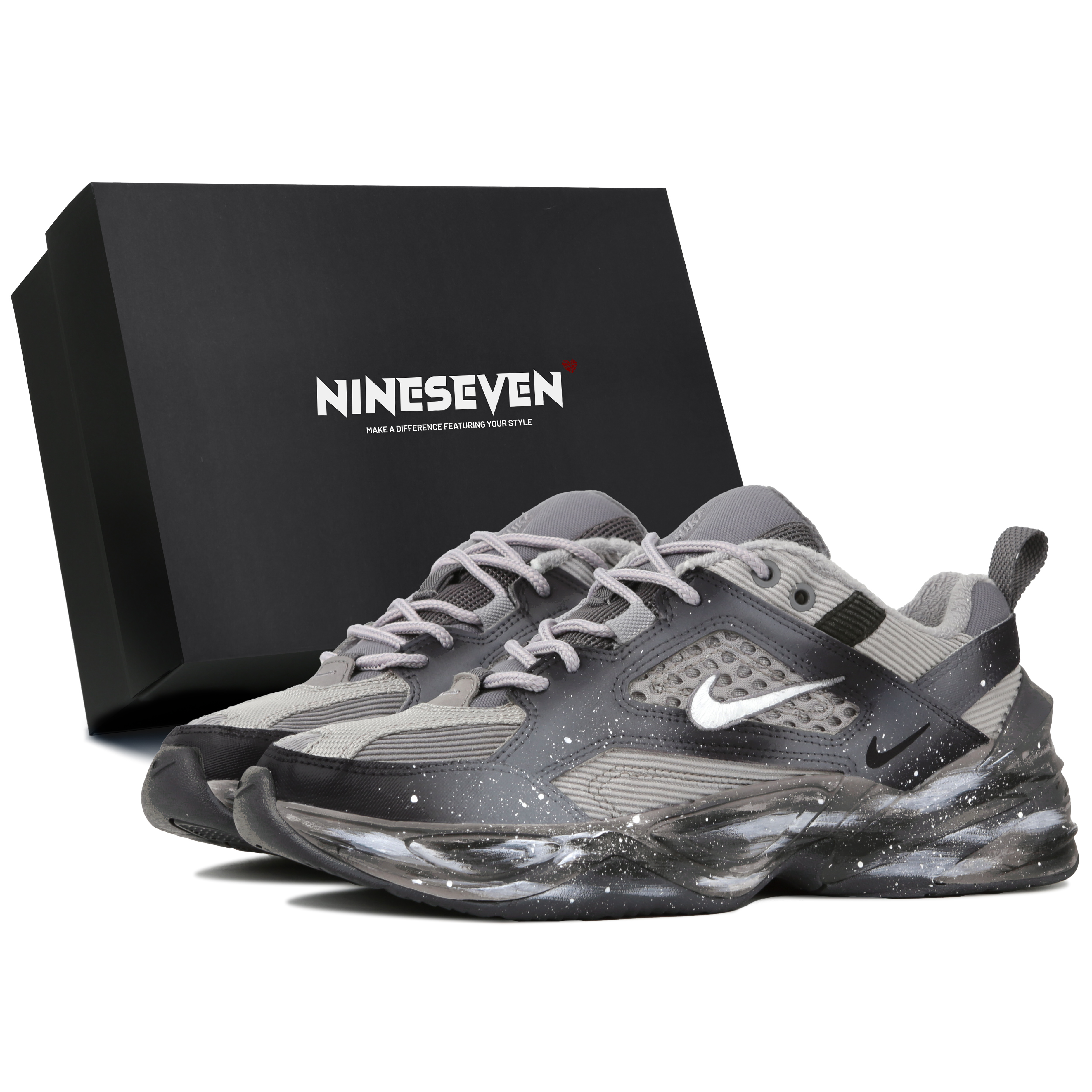 Nike Низкие массивные кроссовки M2K Tekno, цвет «метеоритовый серый» для мужчин
Nike Низкие массивные кроссовки M2K Tekno, цвет «метеоритовый серый» для мужчин