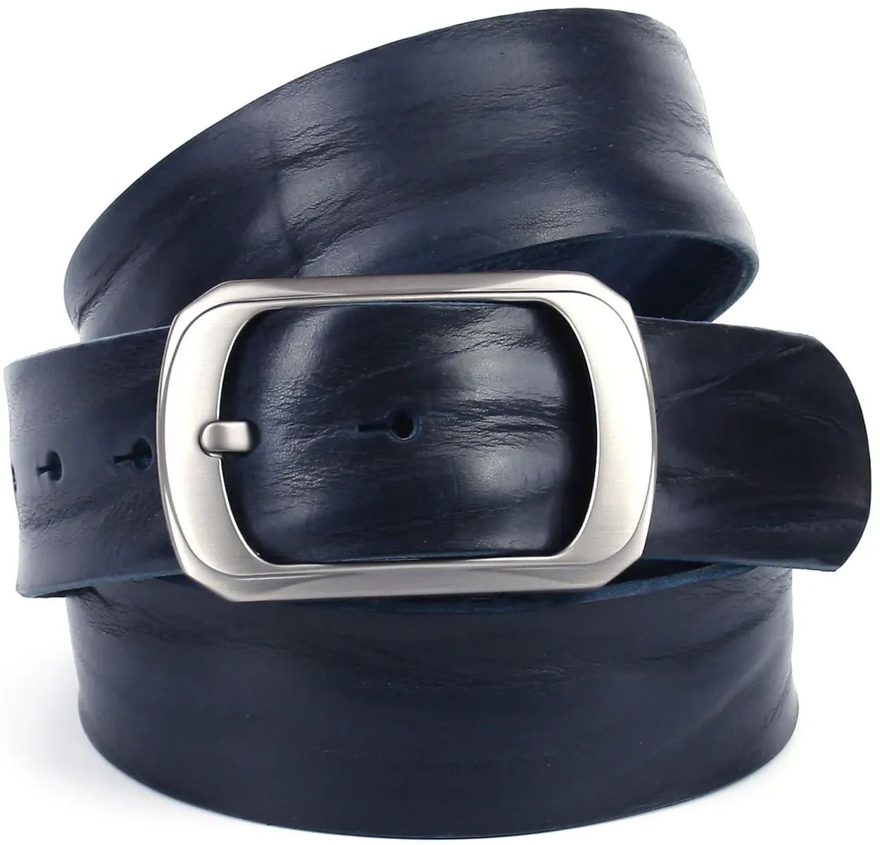 Кожаный ремень Anthoni Crown, ремень из зернистого денима, синий
Кожаный ремень Anthoni Crown, ремень из зернистого денима, синий