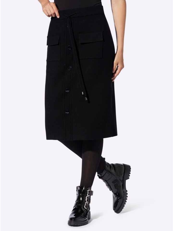 Юбка до колена Heine, черный
Юбка до колена Heine, черный