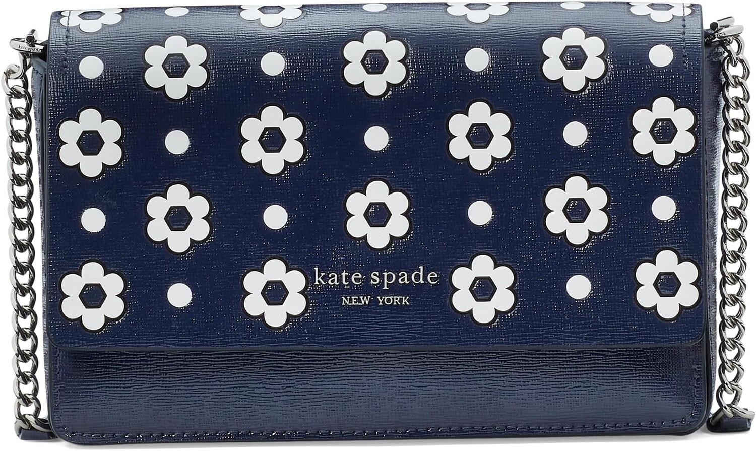 Сумка кросс-боди Kate Spade New York Morgan Daisy Dot Embossed Saffiano Leather Flap Chain Wallet, цвет Parisian Navy Multi
Сумка кросс-боди Kate Spade New York Morgan Daisy Dot Embossed Saffiano Leather Flap Chain Wallet, цвет Parisian Navy Multi
