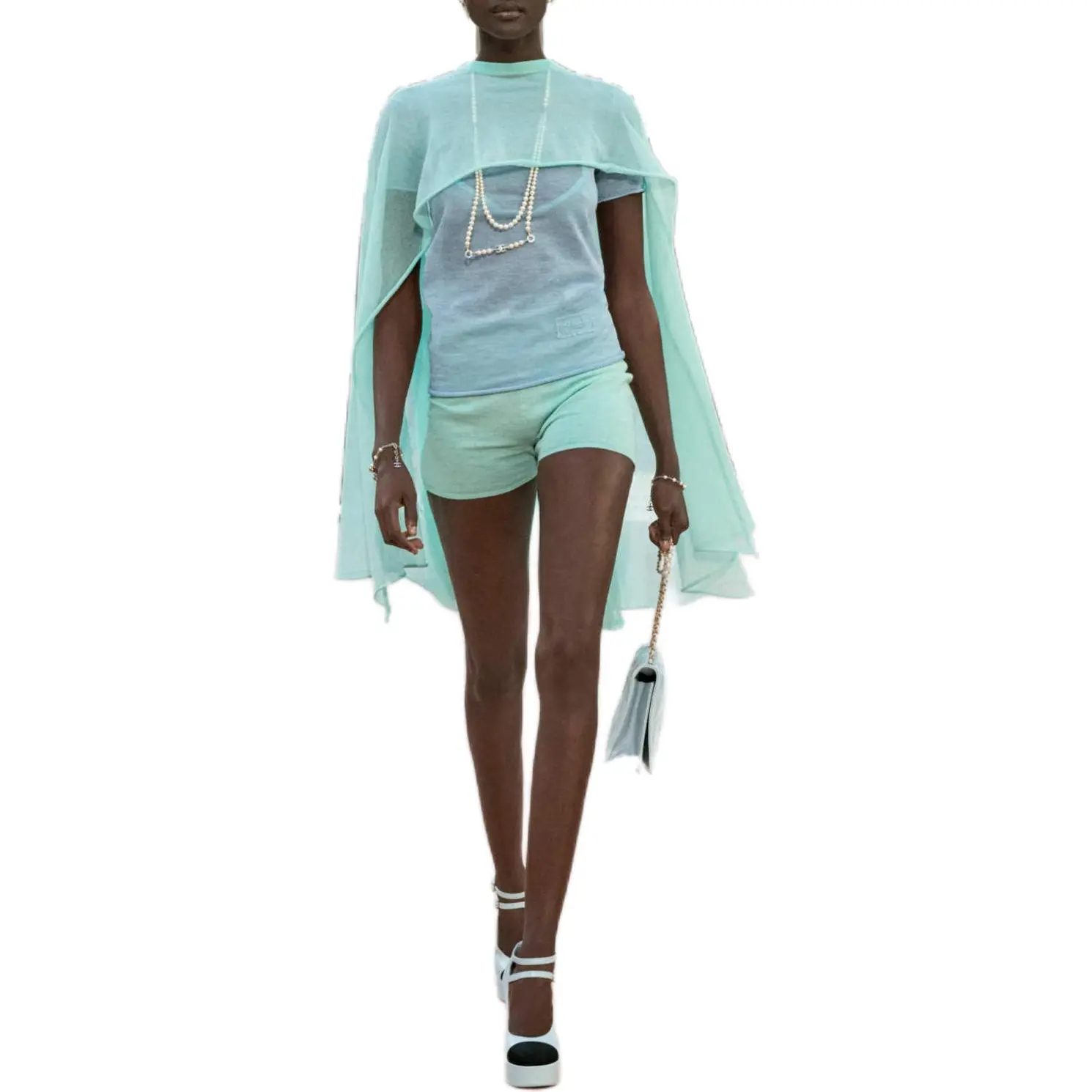 CHANEL 25S Весенне-летняя коллекция Топ Women's Blue
CHANEL 25S Весенне-летняя коллекция Топ Women's Blue