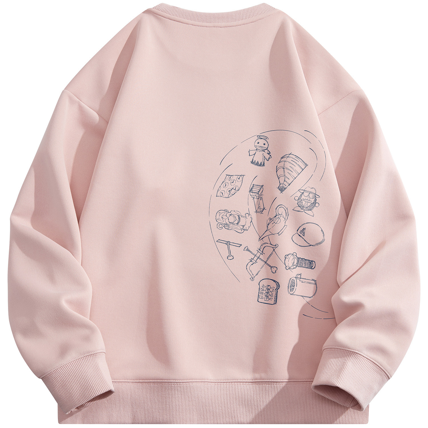 Унисекс свитшот Doraemon, розовый
Унисекс свитшот Doraemon, розовый