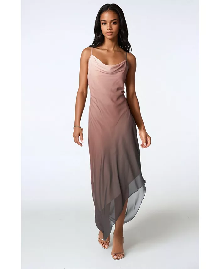 Женское платье с капюшоном из шифона в технике омбре Bebe, коричневый
Женское платье с капюшоном из шифона в технике омбре Bebe, коричневый