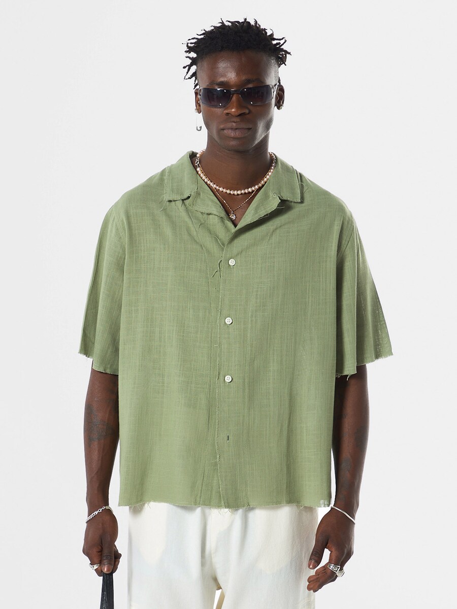 Удобная рубашка на пуговицах VAMOS CLO Irving, хаки
Удобная рубашка на пуговицах VAMOS CLO Irving, хаки