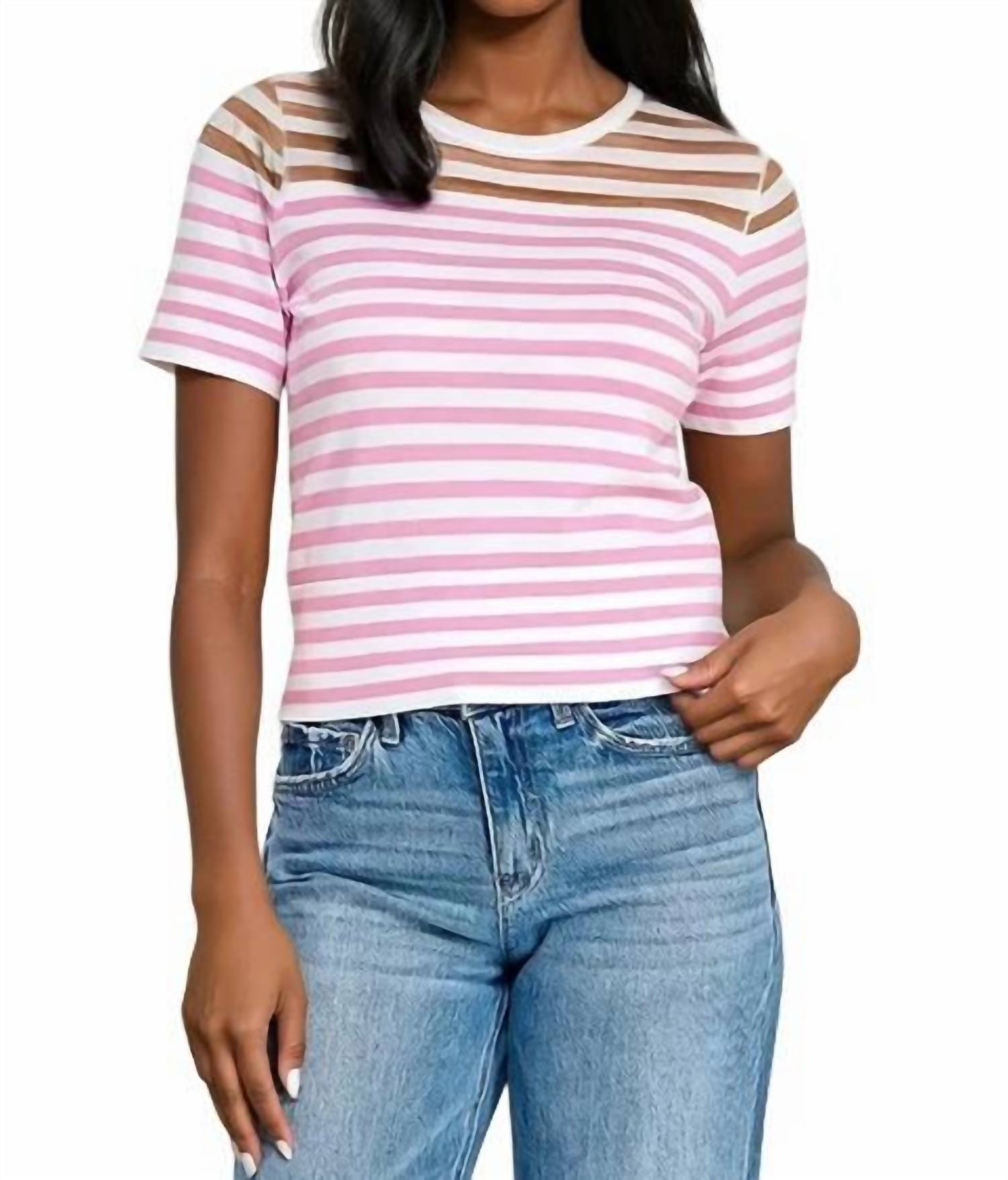 Футболка "Горжусь своими полосками" в розовом Milk & Honey
Футболка "Горжусь своими полосками" в розовом Milk & Honey