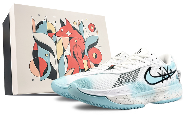 Nike Кроссовки баскетбольные Air Zoom G.T. Cut Academy с амортизацией противоскользящие низкие унисекс бело-голубые, цвет White
Nike Кроссовки баскетбольные Air Zoom G.T. Cut Academy с амортизацией противоскользящие низкие унисекс бело-голубые, цвет White