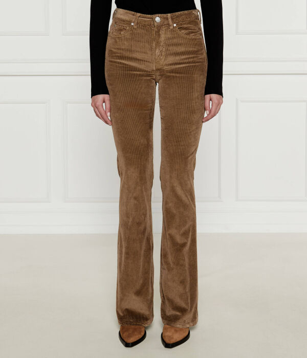 Вельветовые брюки Flare fit Pinko, коричневый
Вельветовые брюки Flare fit Pinko, коричневый