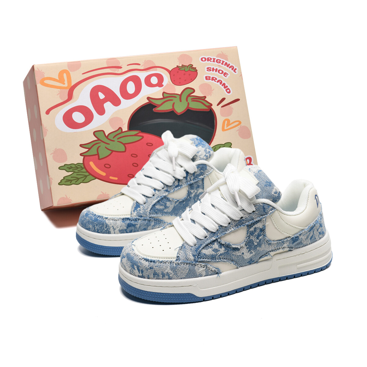 Кеды, обувь для скейтборда унисекс с низким верхом Oaoq, белый/голубой
Кеды, обувь для скейтборда унисекс с низким верхом Oaoq, белый/голубой