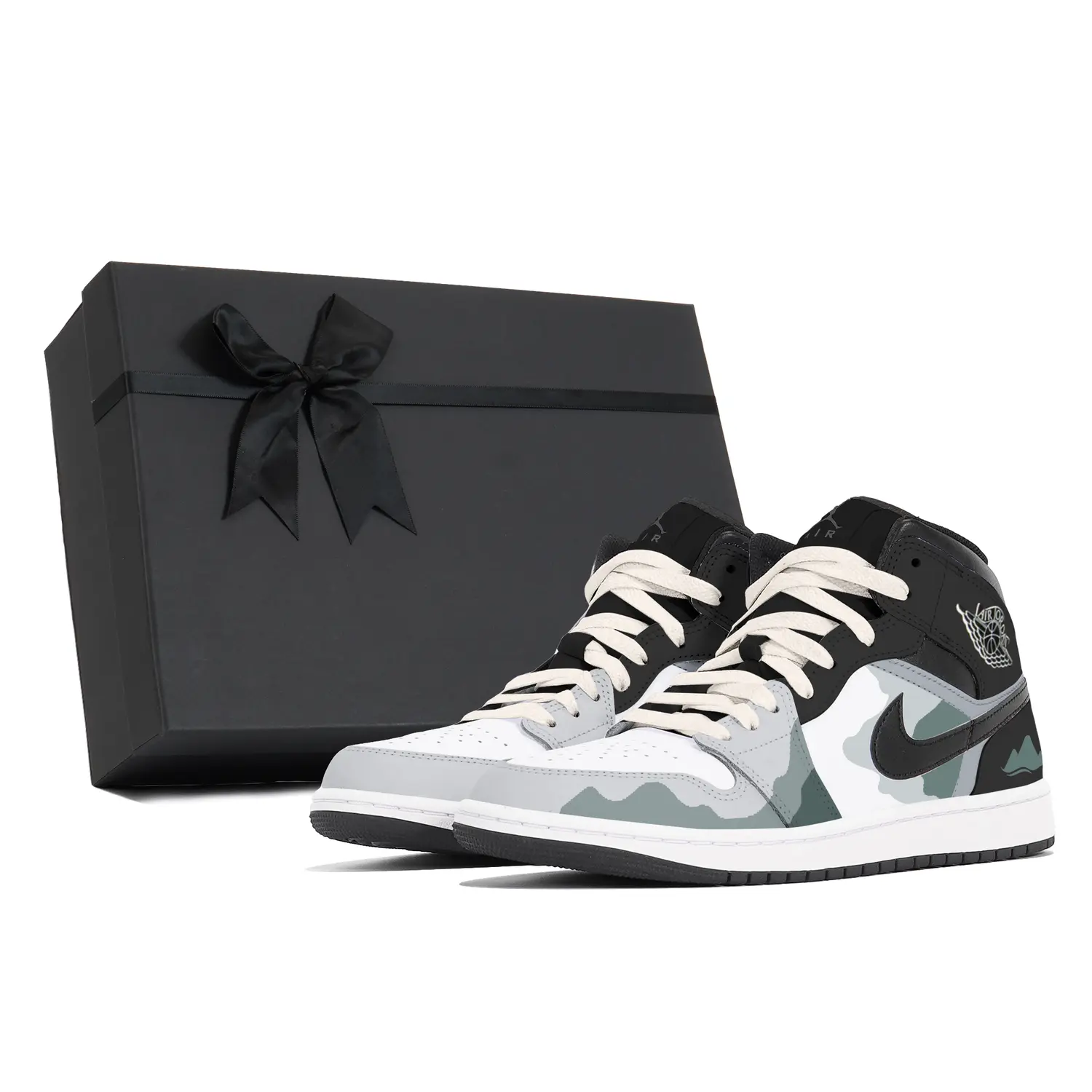 Jordan Кроссовки баскетбольные Air 1 Dusty Green Mountain Box Mid Top мужские черные устойчивые к истиранию винтажные
Jordan Кроссовки баскетбольные Air 1 Dusty Green Mountain Box Mid Top мужские черные устойчивые к истиранию винтажные