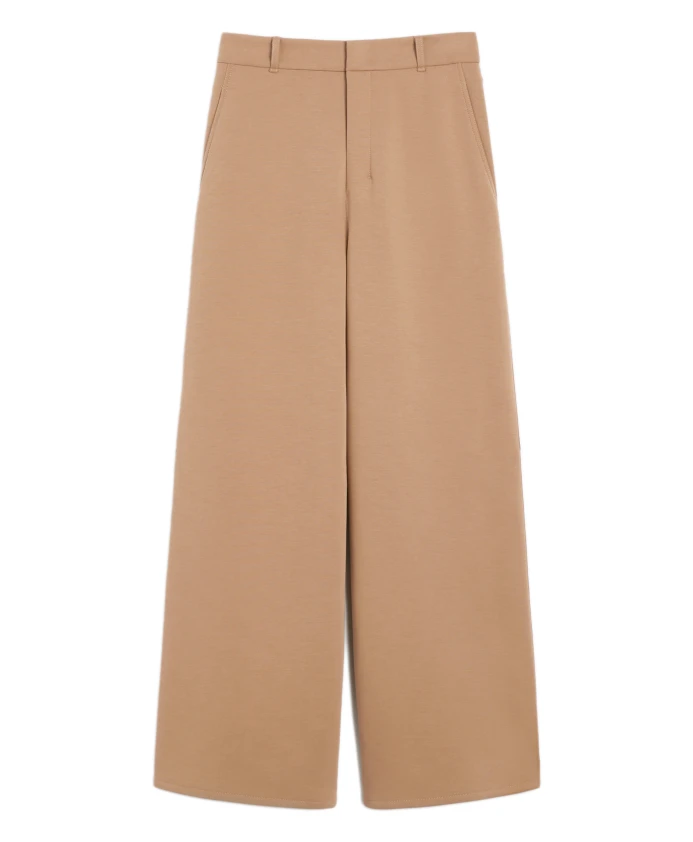 Брюки из коричневого хлопкового трикотажа, с высокой талией. Max Mara, коричневый
Брюки из коричневого хлопкового трикотажа, с высокой талией. Max Mara, коричневый