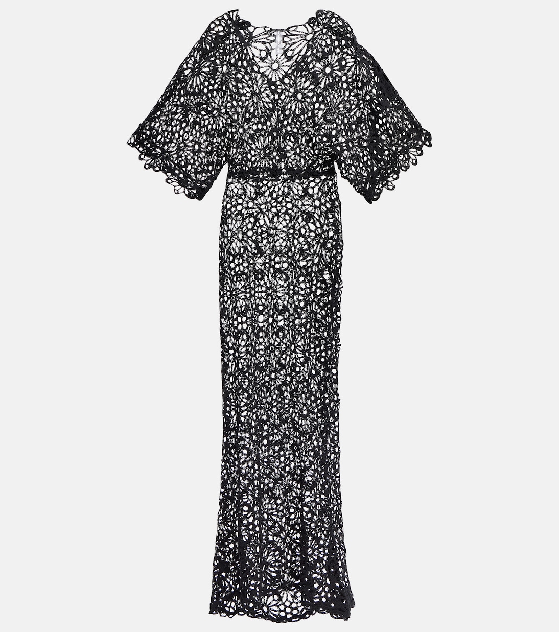 Оби открытый трикотажный макси-платье из хлопковой смеси Norma Kamali, черный 
Оби открытый трикотажный макси-платье из хлопковой смеси Norma Kamali, черный